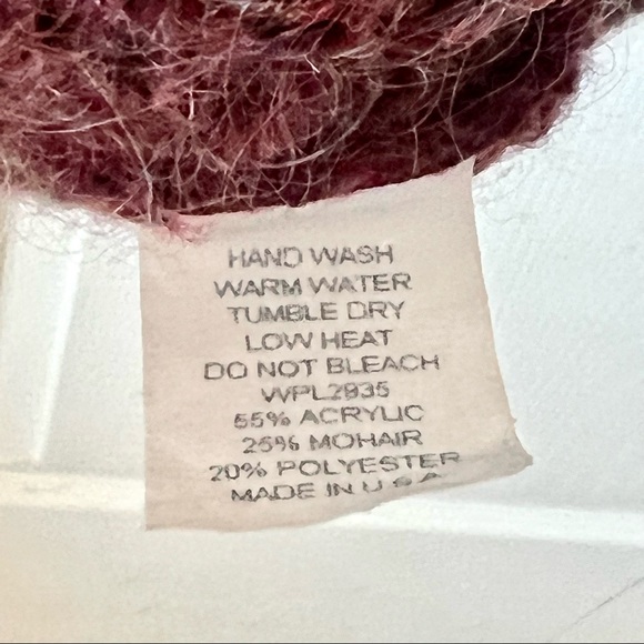 Vintage ALPS Mohair Blend Fuzzy Cardigan Sweater—SZ. Medium - Picture 11 of 12